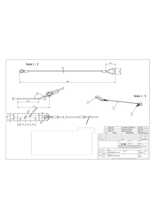 Gancio fune slim INOX - Programma Tetto